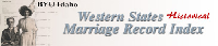 Western States Historical Marriage Index